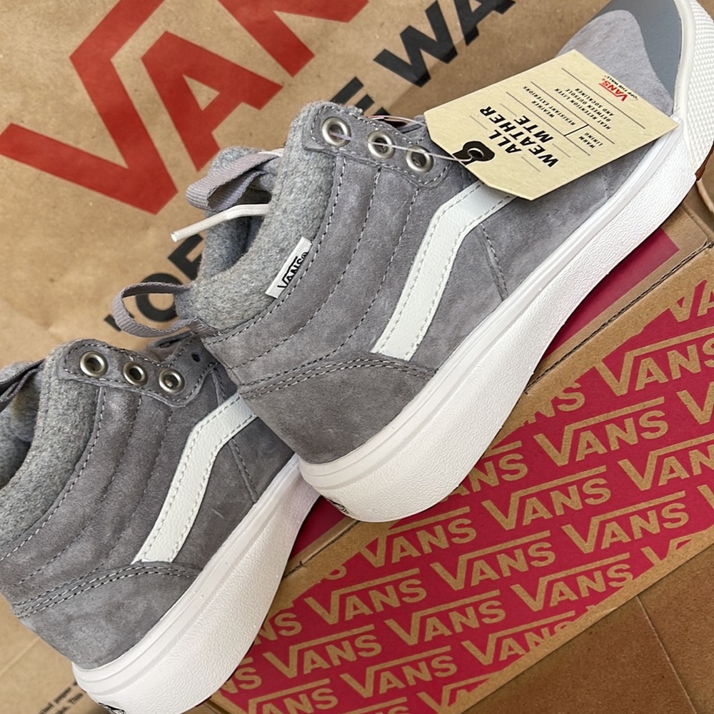 Vans Ultrarange Hi MTE Wool Frost Gray sneakers WMNS boots - Picture 15 of 16